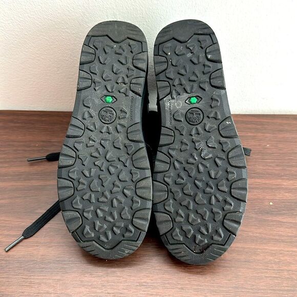 Timberland Earthkeepers Black Leather Boots Sz 1.5 - Picture 6 of 7